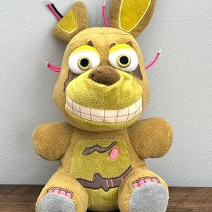 FNAF Five Nights At Freddy’s Plush 2016 Springtrap Funko Wave 2 RARE Toy EUC